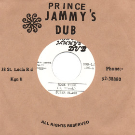 (7") SUPER BLACK - ROCK THEM / SUPER POWER BAND - ROCK THEM DUB