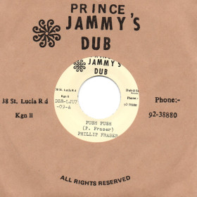 (7") KING EVERALD - PUSH PUSH / JAMMYS & BOBBY DIGITAL - PUSH PUSH DUB