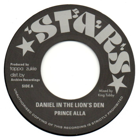 (7") PRINCE ALLA - DANIEL IN THE LION'S DEN / MUSICAL INTIMIDATOR - VERSION