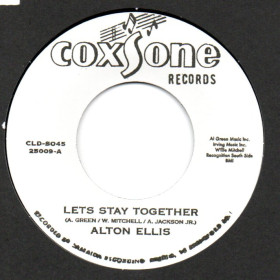 (7") ALTON ELLIS - LET'S STAY TOGETHER / SOUND DIMENSION - LET'S STAY VERSION