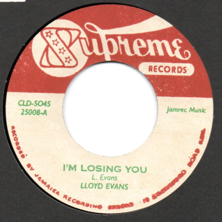 (7") LLOYD EVANS - I'M LOSING YOU / ALBERT TOMLINSON - DON'T WAIT FOR ME