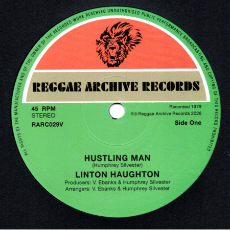 (12") LINTON HAUGHTON - HUSTLING MAN / VERSION