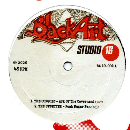 (10") THE CONGOES - ARK OF THE COVENANT / UPSETTER - NOAH SUGAR PAN