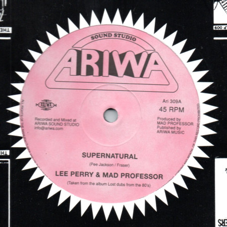 (12") LEE SCRATCH PERRY & MAD PROFESSOR – SUPERNATURAL / PSYCHOPATH