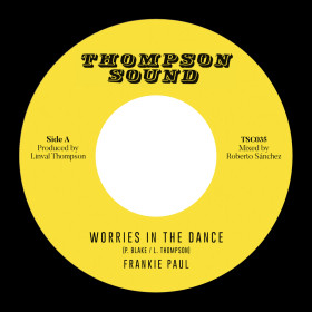 (7") FRANKIE PAUL - WORRIES IN THE DANCE / THOMPSON SOUND - DUB THE DANCE