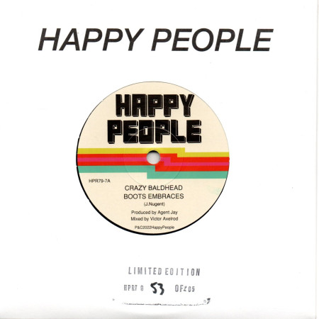 (7") CRAZY BALDHEAD – BOOTS EMBRACES / BOOTS IN DUB