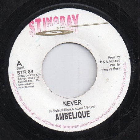 (7") AMBELIQUE - NEVER / BLESSINGS