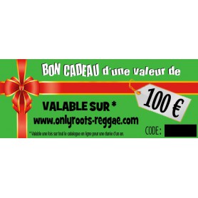 BON CADEAU DE 100 €