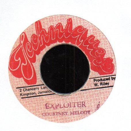 (7") COURTNEY MELODY - EXPLOITER / VERSION