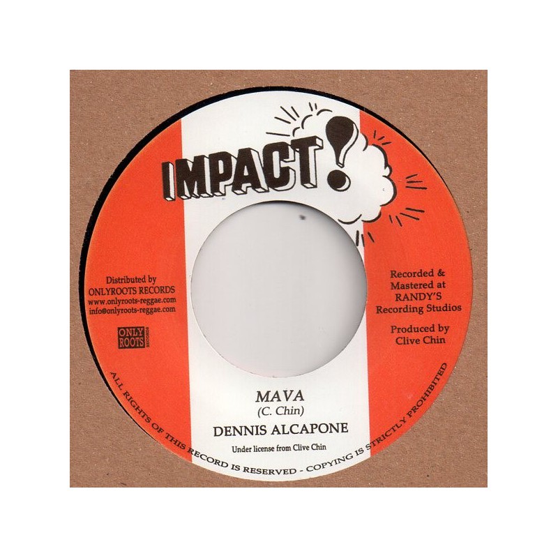 7") dennis alcapone - mava / impact all stars - mava passion.