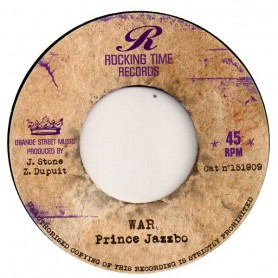 (7") PRINCE JAZZBO - WAR / ROCKING TIME ALL STARS - MELODICA STRIKES BACK