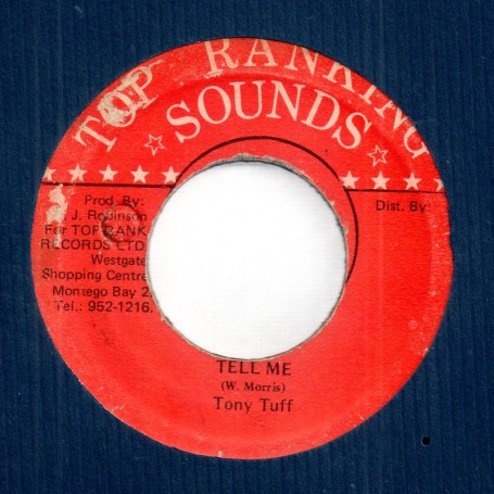 (7") TONY TUFF - TELL ME / DEAN FRASER - BEARDMAN SKANK