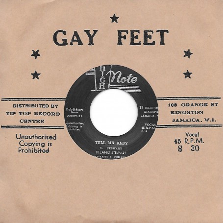 (7") DELANO STEWART - TELL ME BABY / THAT'S LIFE