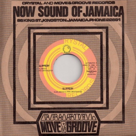 (7") KARL BRYAN & THE CRYSTALITES - SLIPPERY / CRYSTALITES - TONIGHT