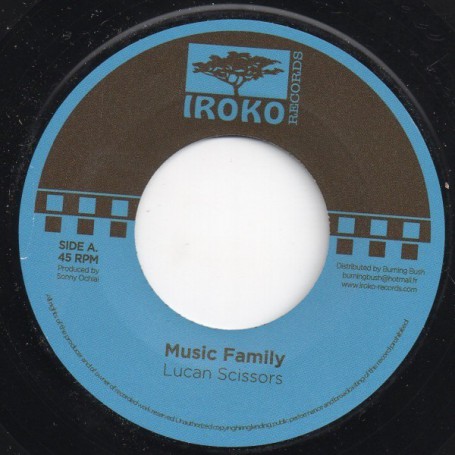 (7") LUCAN SCISSORS - MUSIC FAMILY / VERSION