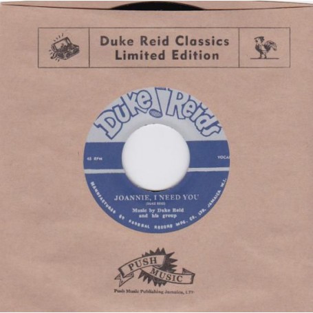 (7") DUKE REID & HIS GROUP - JOANNIE, I NEED YOU / ROLAND ALPHONSO - YOU CAN DEPENDS ON ME