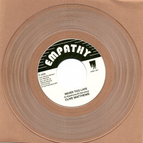 (7") CLIVE MATTHEWS - NEVER TOO LATE / LONE ARK RIDDIM FORCE - DUB VERSION