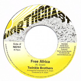 (7") TWINKLE BROTHERS - FREE AFRICA / VERSION