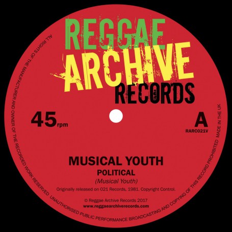 (7") MUSICAL YOUTH - POLITICAL / GENERALS