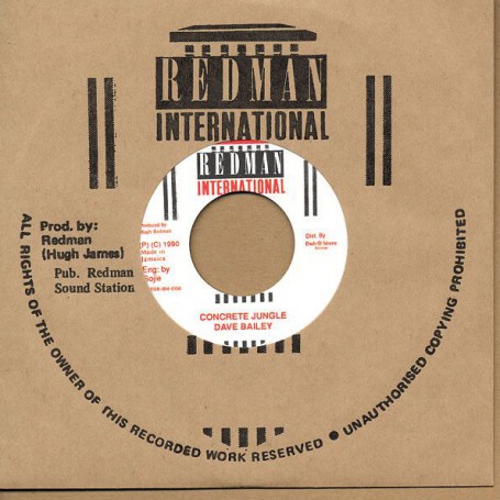 (7") DAVE BAILEY - CONCRETE JUNGLE / STEELIE CLEVIE & DANNY - VERSION