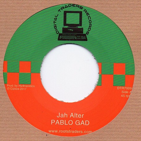 (7") PABLO GAD - JAH ALTER / HYDROPONICS - ALTER DUB